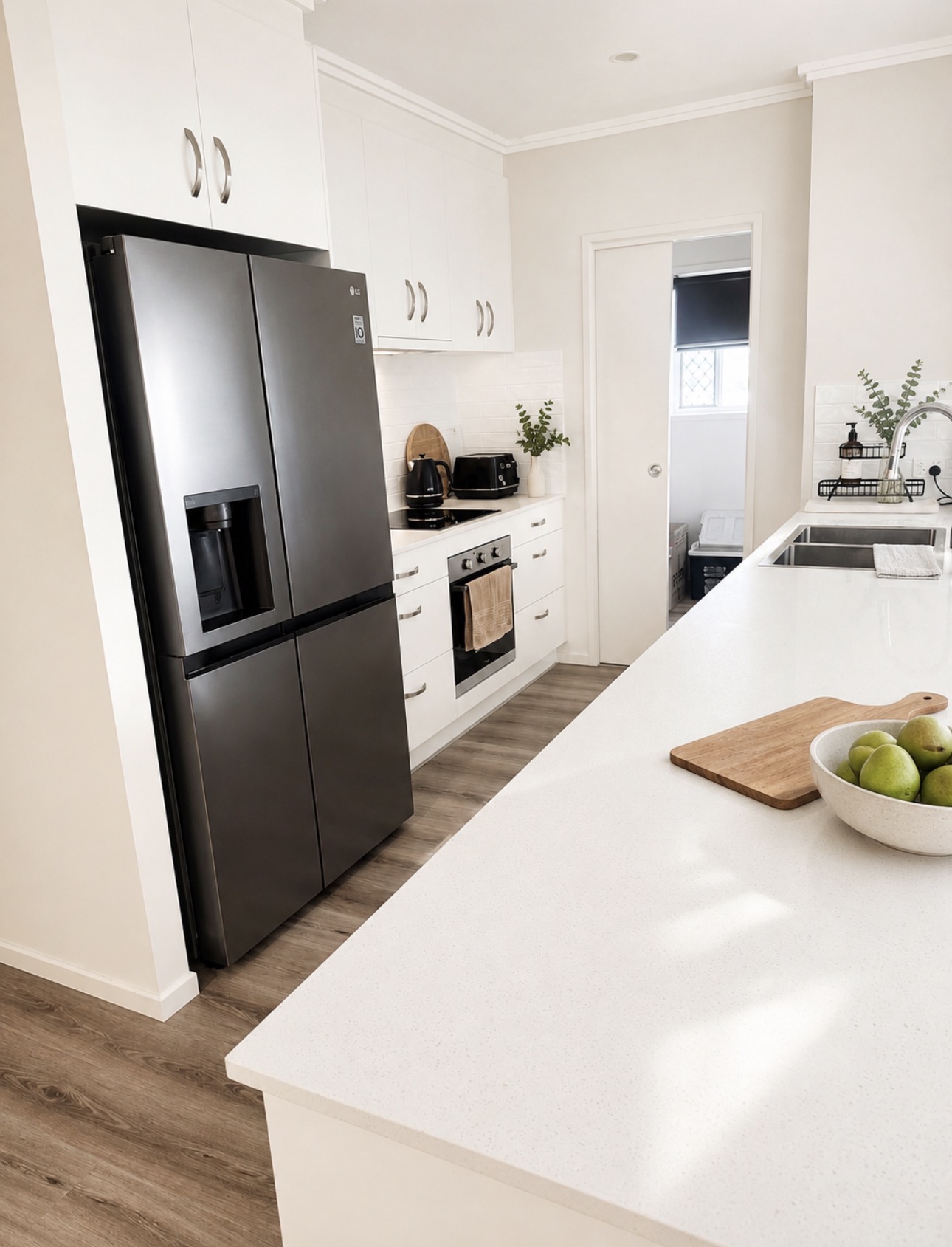 Full kitchen at Kalbar Duplex
